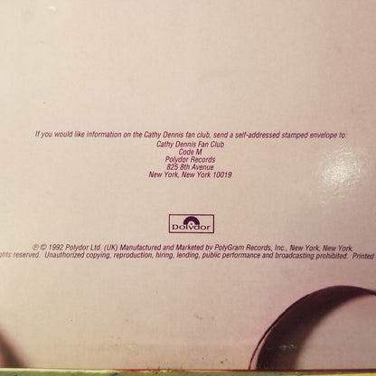 Cathy Dennis : You Lied To Me (12", Maxi)