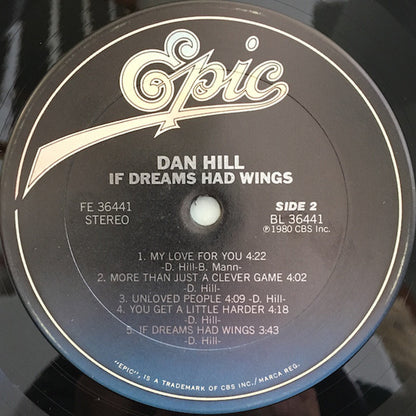 Dan Hill : If Dreams Had Wings (LP, Album)