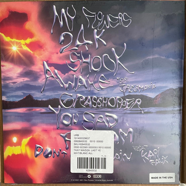 Tkay Maidza : Last Year Was Weird, Vol. 2 (12", EP, Ltd, Whi)