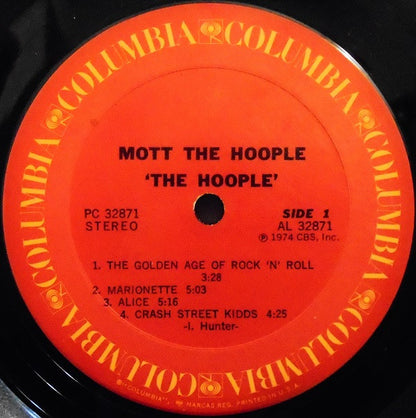 Mott The Hoople : The Hoople (LP, Album, TX )
