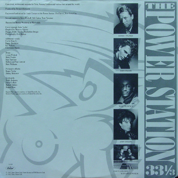 The Power Station : The Power Station 33 ⅓ (LP, Album, Club)