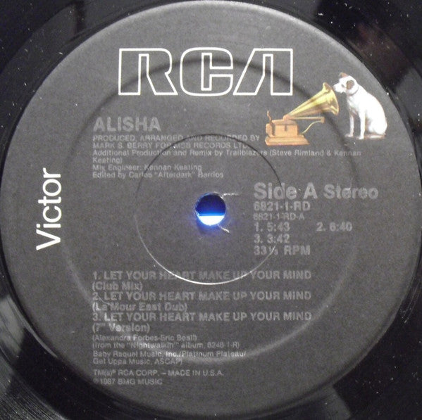 Alisha : Let Your Heart Make Up Your Mind (12")
