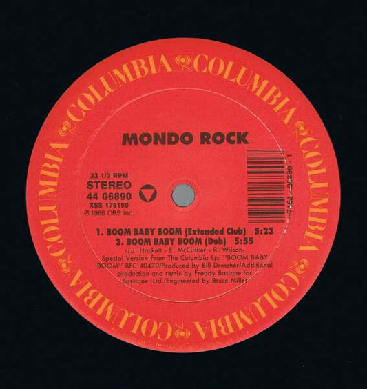 Mondo Rock : Boom Baby Boom (12")