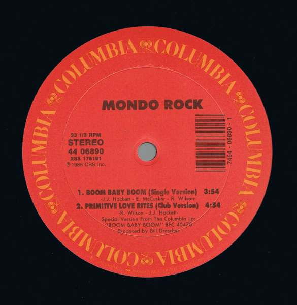 Mondo Rock : Boom Baby Boom (12")