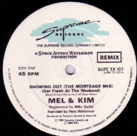 Mel & Kim : Showing Out (Remix) (12")