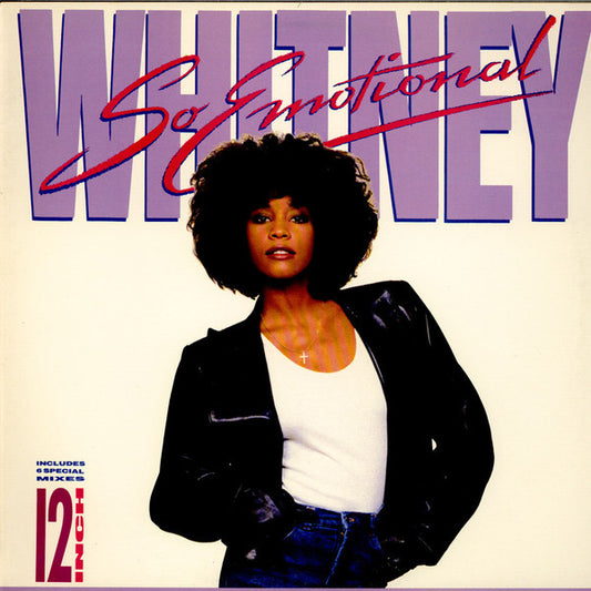 Whitney Houston : So Emotional (12", Single)