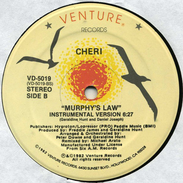 Cheri : Murphy's Law (12")