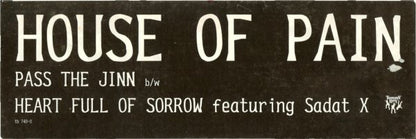 House Of Pain : Pass The Jinn / Heart Full Of Sorrow (12", Single, Promo)