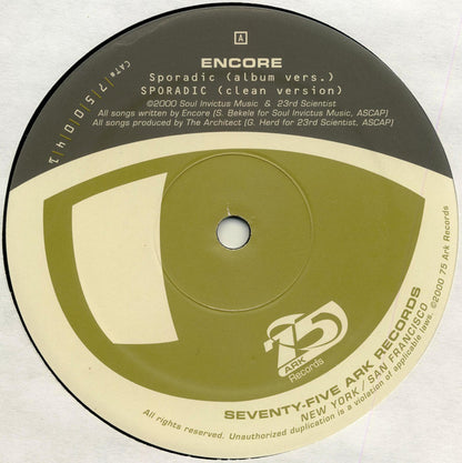 Encore /  Handsome Boy Modeling School : Sporadic / Waterworld (12")