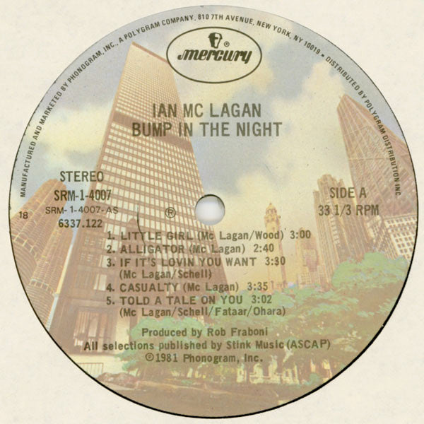 Ian McLagan : Bump In The Night (LP, Album)