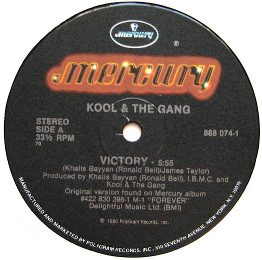 Kool & The Gang : Victory (12", Single, 70)