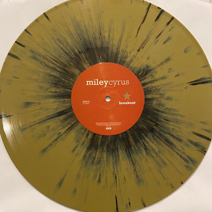 Miley Cyrus : Breakout (LP, Album, Ltd, RE, Gol)