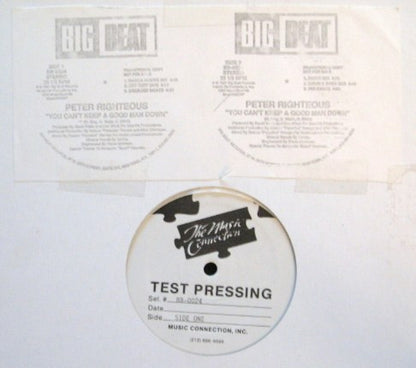 Peter Righteous : You Can't Keep A Good Man Down (12", TP)