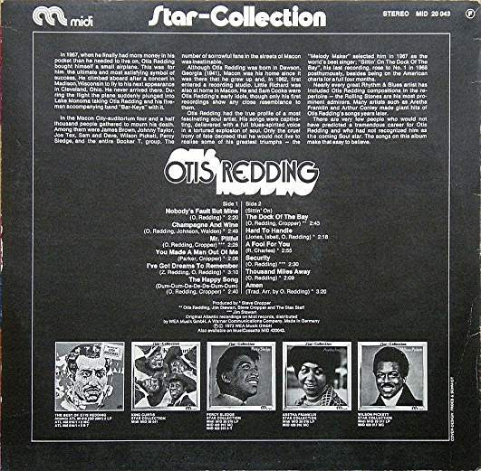 Otis Redding : Star-Collection (LP, Comp)