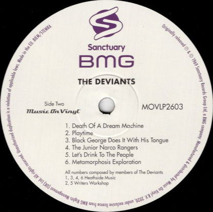 The Deviants (2) : The Deviants (LP, Album, RE)