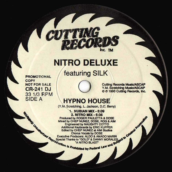 Nitro Deluxe : Hypno House (12", Promo)