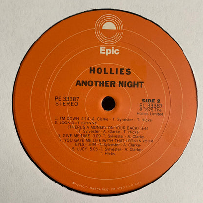 The Hollies : Another Night (LP, Album, Pit)