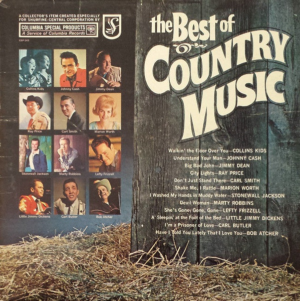 Various : The Best Of Country Music (LP, Comp, Ltd)