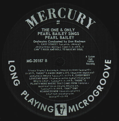 Pearl Bailey : The One And Only Pearl Bailey Sings (LP, Album)
