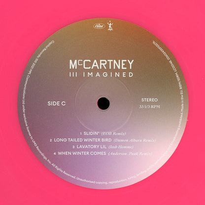 Paul McCartney : McCartney III Imagined (2xLP, Album, Ltd, Pin)