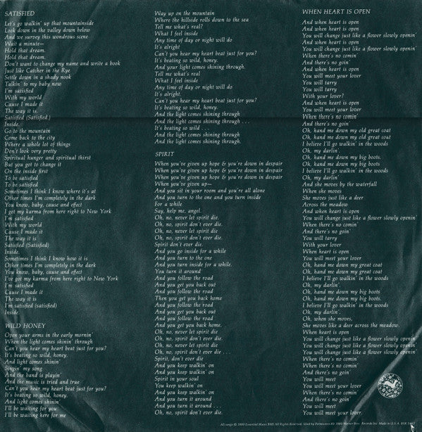 Van Morrison : Common One (LP, Album, Mon)