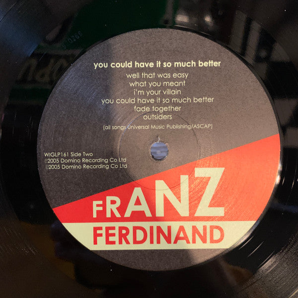 Franz Ferdinand : You Could Have It So Much Better (LP, Album, RE)