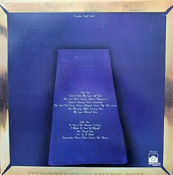Frankie Valli : Gold (LP, Comp, Bes)