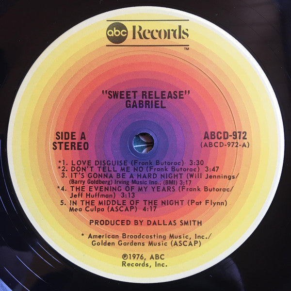 Gabriel (27) : Sweet Release (LP, Album)