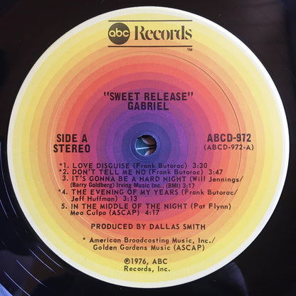 Gabriel (27) : Sweet Release (LP, Album)