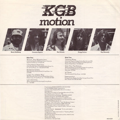 KGB (7) : Motion (LP, Album)