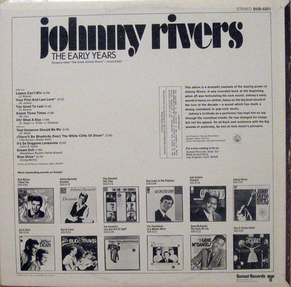 Johnny Rivers : The Early Years (LP, Album, RE)