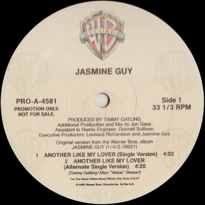 Jasmine Guy : Another Like My Lover (12", Promo)