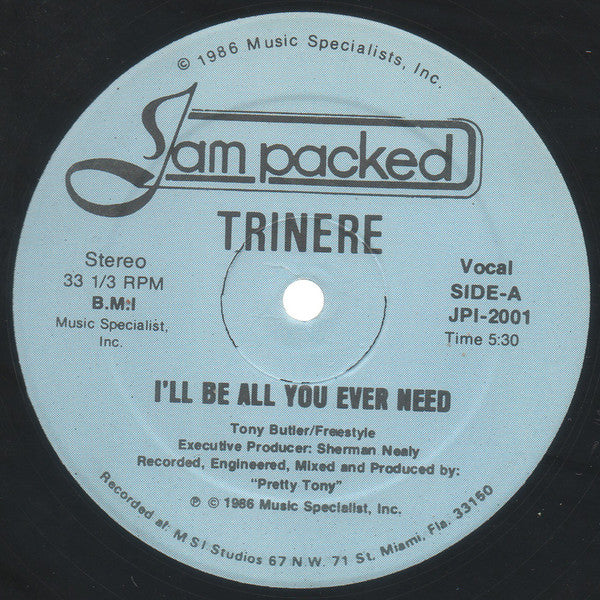 Trinere : I'll Be All You Ever Need (12", Pic)