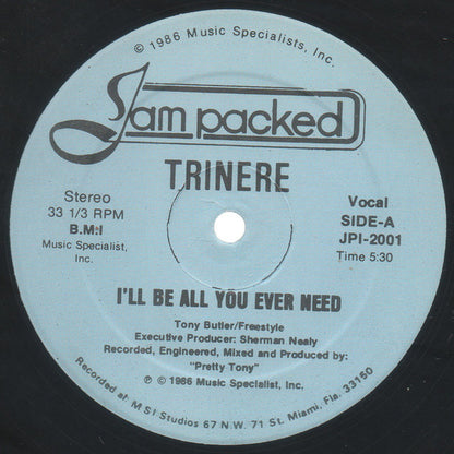 Trinere : I'll Be All You Ever Need (12", Pic)