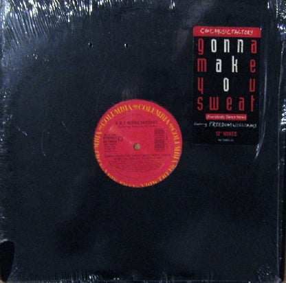 C + C Music Factory Featuring Freedom Williams : Gonna Make You Sweat (Everybody Dance Now) (12", Gen)