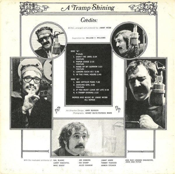 Richard Harris : A Tramp Shining (LP, Album, RP, Uni)