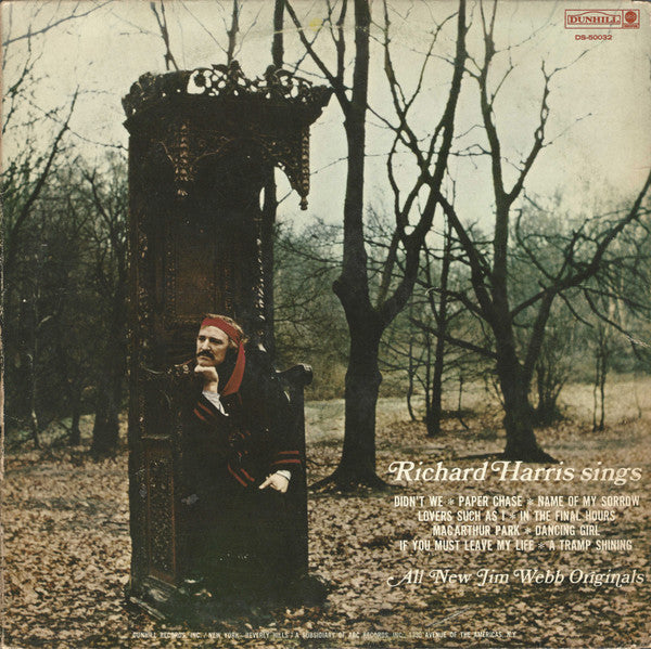 Richard Harris : A Tramp Shining (LP, Album, RP, Uni)