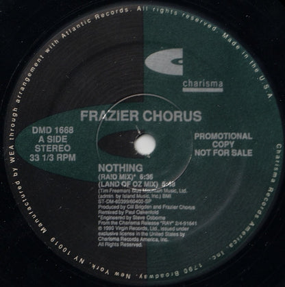 Frazier Chorus : Nothing (12", Promo)