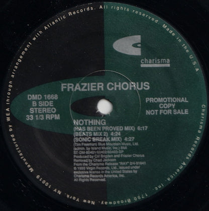 Frazier Chorus : Nothing (12", Promo)