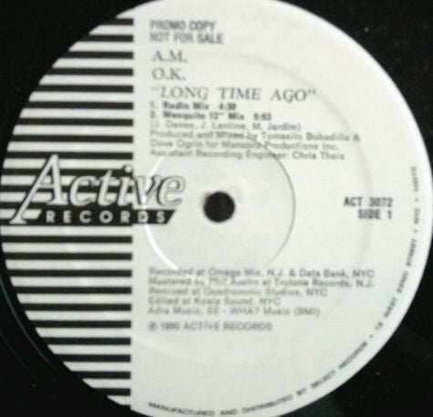 A.M.O.K. (2) : Long Time Ago (12", Promo)