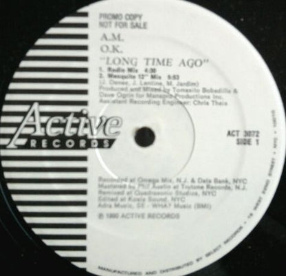 A.M.O.K. (2) : Long Time Ago (12", Promo)