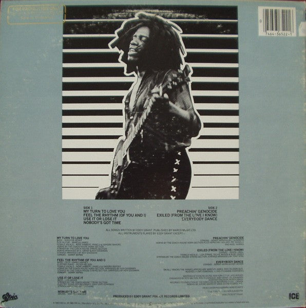 Eddy Grant : My Turn To Love You (LP, Album, Promo)