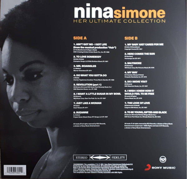 Nina Simone : Her Ultimate Collection (LP, Comp, Ltd, RE, Yel)