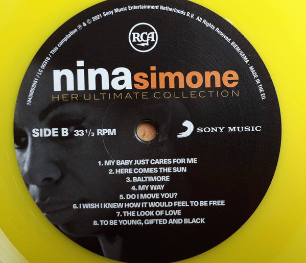 Nina Simone : Her Ultimate Collection (LP, Comp, Ltd, RE, Yel)