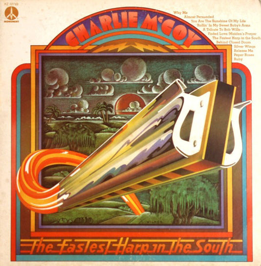 Charlie McCoy : The Fastest Harp In The South (LP, Album, Pit)