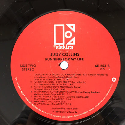 Judy Collins : Running For My Life (LP, Album, All)