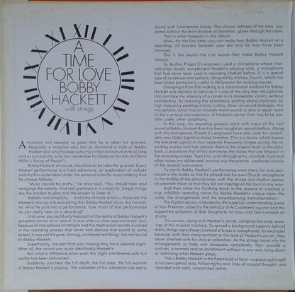 Bobby Hackett : A Time For Love (LP, Album, Gat)