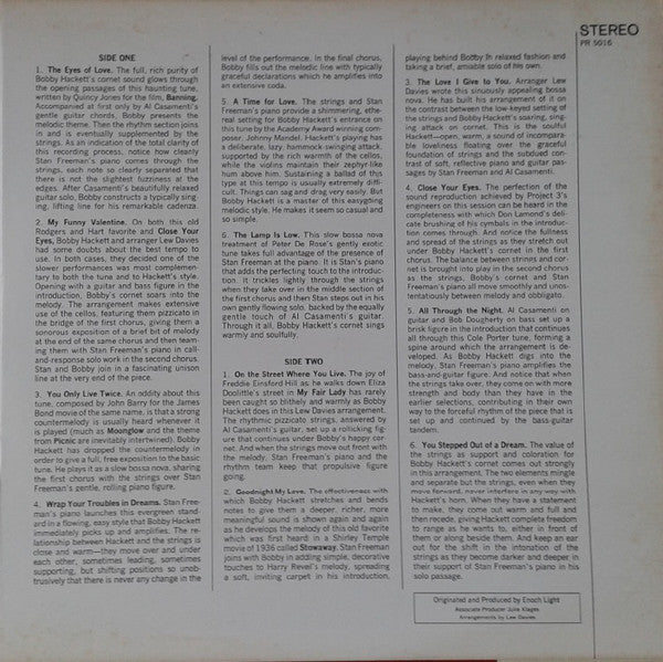 Bobby Hackett : A Time For Love (LP, Album, Gat)