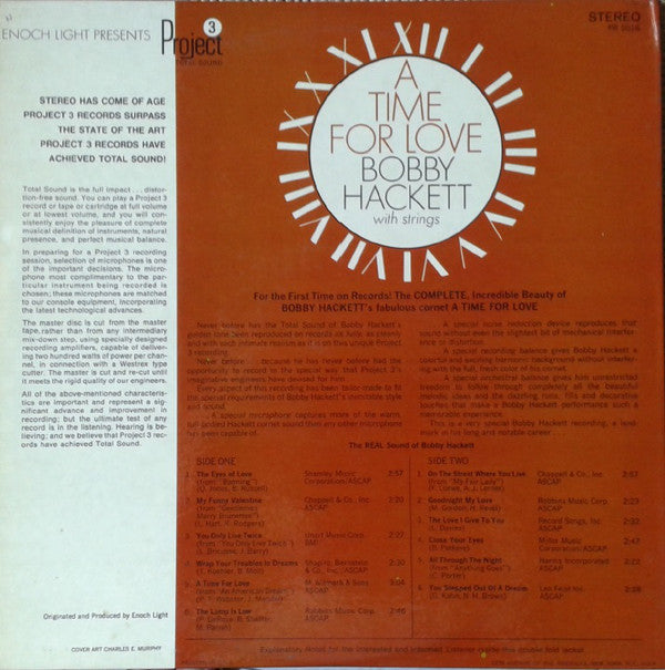 Bobby Hackett : A Time For Love (LP, Album, Gat)