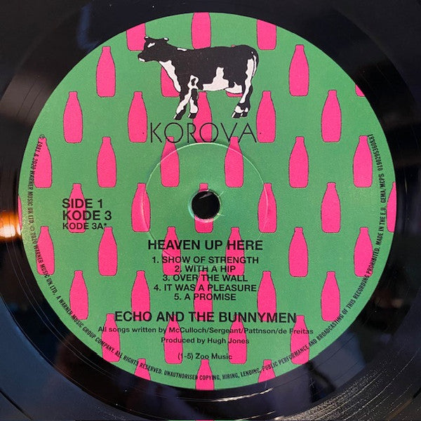 Echo & The Bunnymen : Heaven Up Here (LP, Album, RE, RM, 180)
